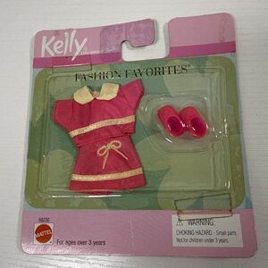 1999 KELLY Doll Fashion Favorites Vintage Outfit PINK NIP Barbie Mattel 68230